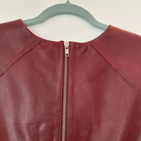 H&M Sleeveless Leather Peplum Top - Picture 12 of 13